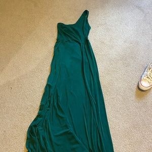 Green, Lucy in the sky, one shoulder, dress, size L